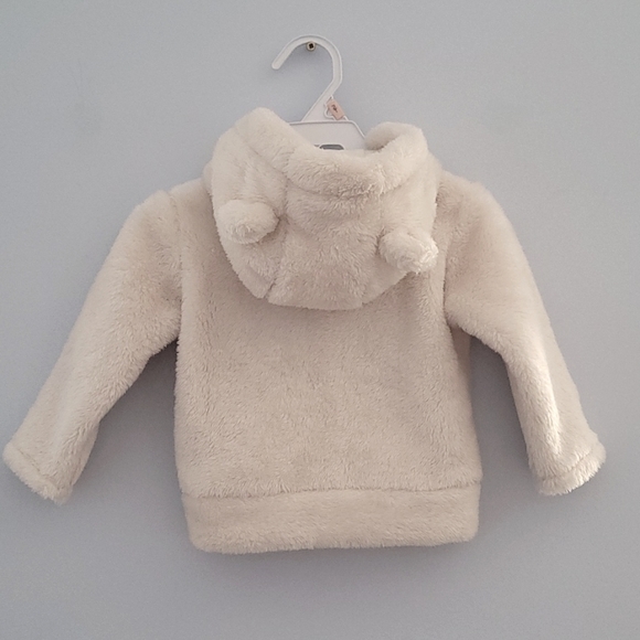 Sears 6month teddy bear hoodie with zipper - Picture 3 of 4